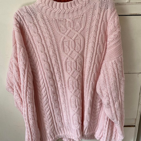 Vintage light pink sport carriage court sweater - Picture 2 of 4